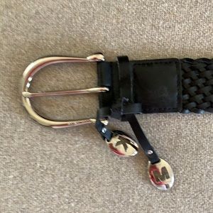 Michael Kors Black Braided belt / leather